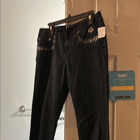 Black Skinny Jeans Full-Length Classic - Picture 1 of 2